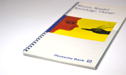 Deutsch Bank Broschüre Cover